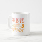 MUG L'AMOUR VÉRITABLE EST NÉE DE LA COMPRÉHENSION (Devant gauche)