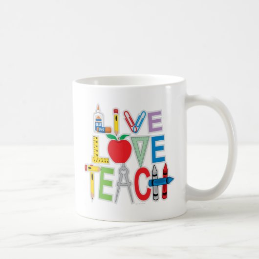 Mug L'amour vivant enseignent (Droite)