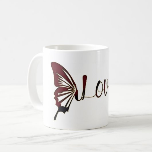 Mug L'amour vous donne des ailes (Devant gauche)