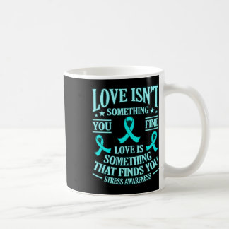 Mug L'amour vous trouve Ruban de sensibilisation au st