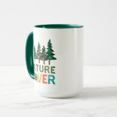 Mug L'Amoureux De La Nature De La Caterpillar Très Aff (Devant gauche)