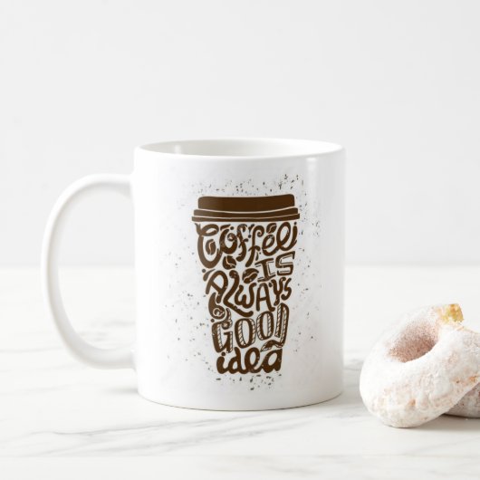 Mug L'Amoureux Du Café Drôle cool Dit : (Avec donut)