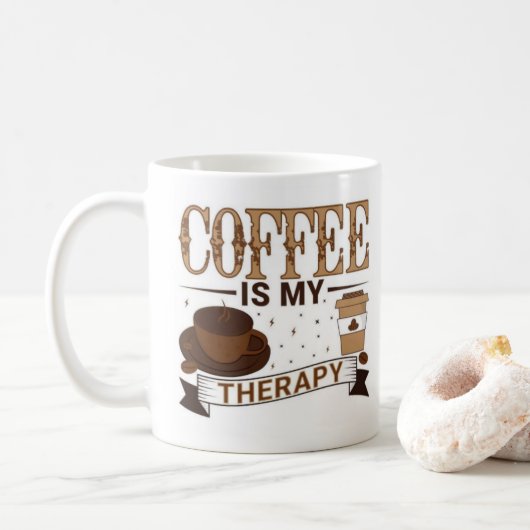 Mug L'Amoureux Du Café Drôle cool Dit : (Avec donut)