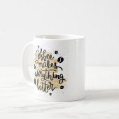 Mug L'Amoureux Du Café Drôle cool Dit : (Devant gauche)