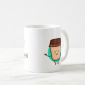 Mug L'Amoureux Du Café Drôle cool Dit : (Devant droit)