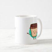 Mug L'Amoureux Du Café Drôle cool Dit : (Devant droit)