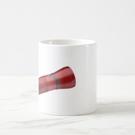 Mug Lampe de poche rouge moderne (Centre)