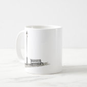 Mug Lampe De Rue Simple Et Banc D'Invitation (Devant gauche)