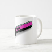 Mug lampe-torche pourpre lumineuse (Devant droit)