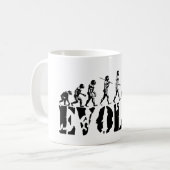 Mug L'amusement couché d'évolution de bicyclette (Devant gauche)