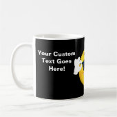 Mug L'amusement manie maladroitement vers le haut (Gauche)