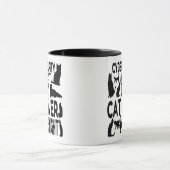 Mug L'analyste en cybersécurité aime les chats (Centre)