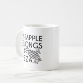 Mug L'ananas a sa place sur la pizza (Devant gauche)