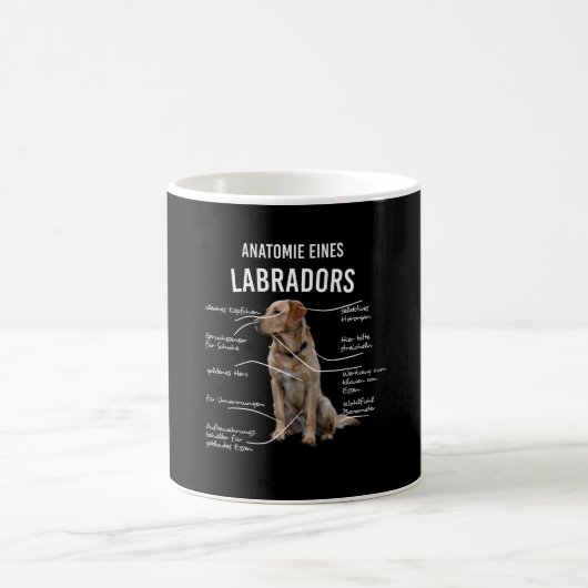 Mug L'Anatomie D'Un Chien De Récupérateur Du Labrador  (Centre)