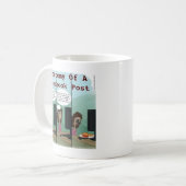 Mug L'anatomie d'une publication Facebook drôle (Devant gauche)