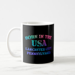Mug Lancaster city Pennsylvania design de l'apparence 