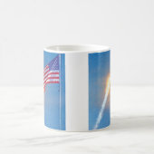 Mug Lancement d'Apollo 11 avec le drapeau américain (Centre)