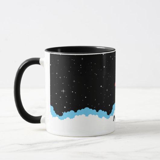 Mug Lancement de fusées dans l'espace extra-atmosphéri (Gauche)