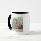 Mug Lancement de H.M.S. Royal Albert, vapeur de vis (Devant gauche)