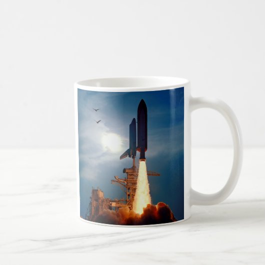 Mug Lancement de la navette spatiale Discovery par la  (Droite)