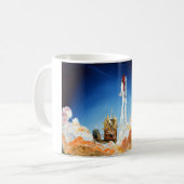 Mug Lancement de navette (Devant gauche)