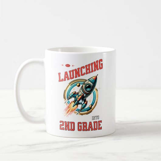 Mug Lancement en 2e année - Retour à l'école (Gauche)