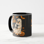 Mug Lancement souple | ExDesigner | Halloween (Devant gauche)