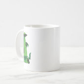 Mug lancement vers le haut du vert de vache (Devant gauche)