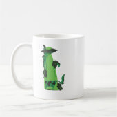 Mug lancement vers le haut du vert de vache (Gauche)