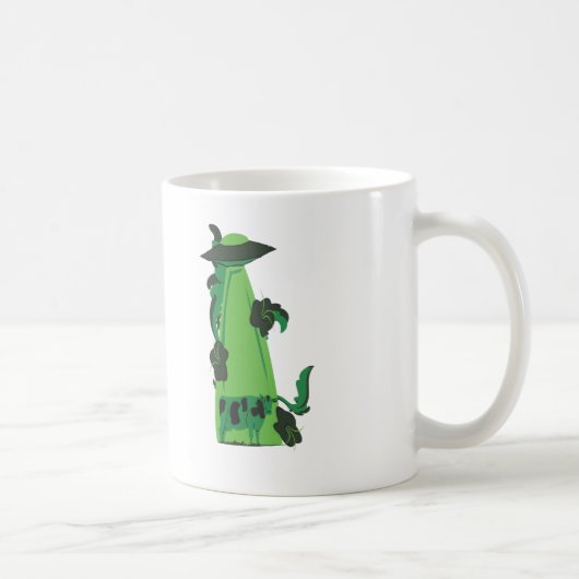 Mug lancement vers le haut du vert de vache (Droite)