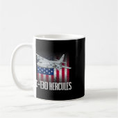 Mug L'ancien combattant salé C-130 Hercules Drapeau am (Gauche)