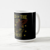 Mug Land of the Free – Classic American Liberty (Devant droit)