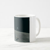 Mug Lander lunaire Apollo et lever de terre sur la lun (Devant droit)