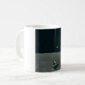 Mug Lander lunaire Apollo et lever de terre sur la lun (Devant gauche)