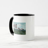 Mug Landhouse Vue sur le phare sud (Devant gauche)