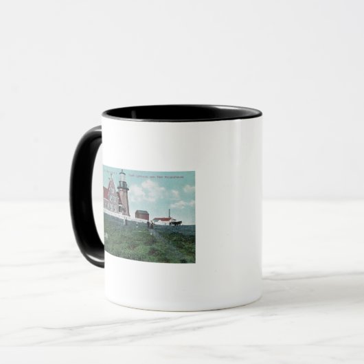 Mug Landhouse Vue sur le phare sud (Devant gauche)
