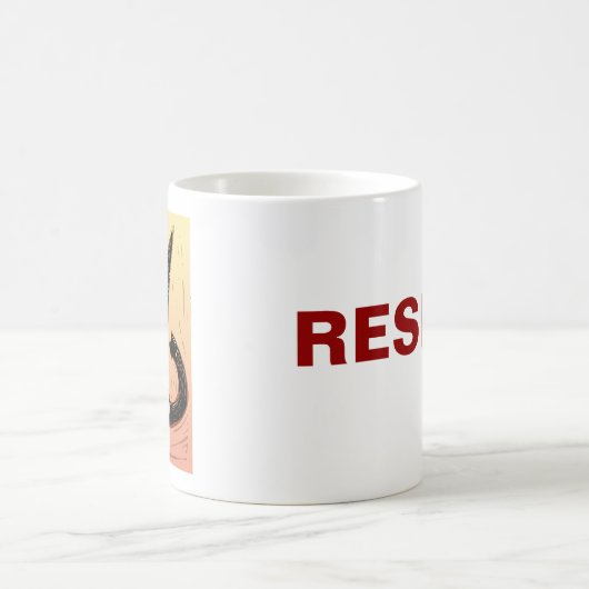 Mug L'âne fol "RÉSISTENT ! " (Centre)