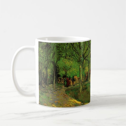 Mug Lane in Public Garden, Arles par Vincent van Gogh (Gauche)