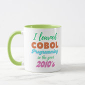 Mug Langage de programmation Cobol appris en 2010 (Gauche)