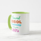 Mug Langage de programmation Cobol appris en 2010 (Devant gauche)
