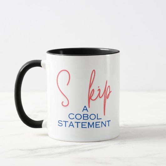 Mug Langage de programmation Cobol Instruction Skip (Gauche)