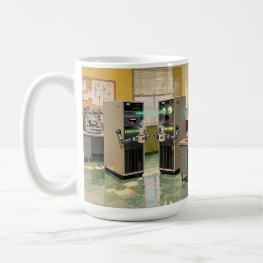 Mug « Langage Machine » - Technologie humoristique (Gauche)