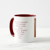 Mug L'ange de rose (Devant gauche)