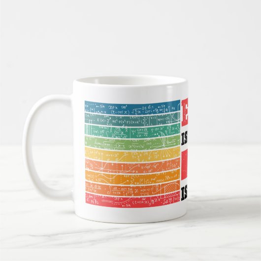 Mug L'Anglais Est Important Mais Les Maths Sont Import (Gauche)