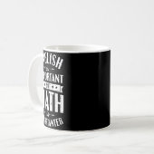 Mug L'anglais est important mais les maths sont plus i (Devant gauche)