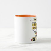Mug L'angle du son balancent le diagramme scientifique (Centre)