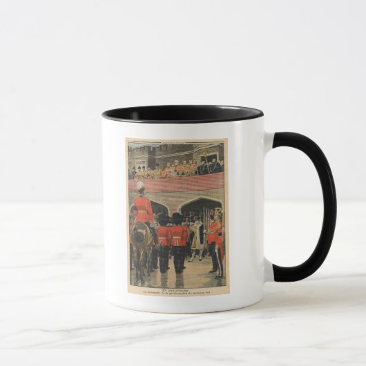 Mug L'Angleterre, proclamation du nouveau Roi George V (Droite)