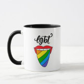 Mug Langue arc-en-ciel LGBT (Gauche)