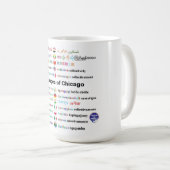 Mug Langue de Chicago (Devant droit)