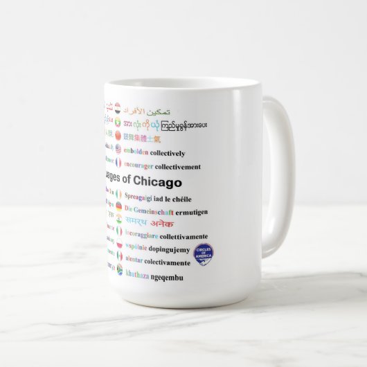Mug Langue de Chicago (Devant droit)